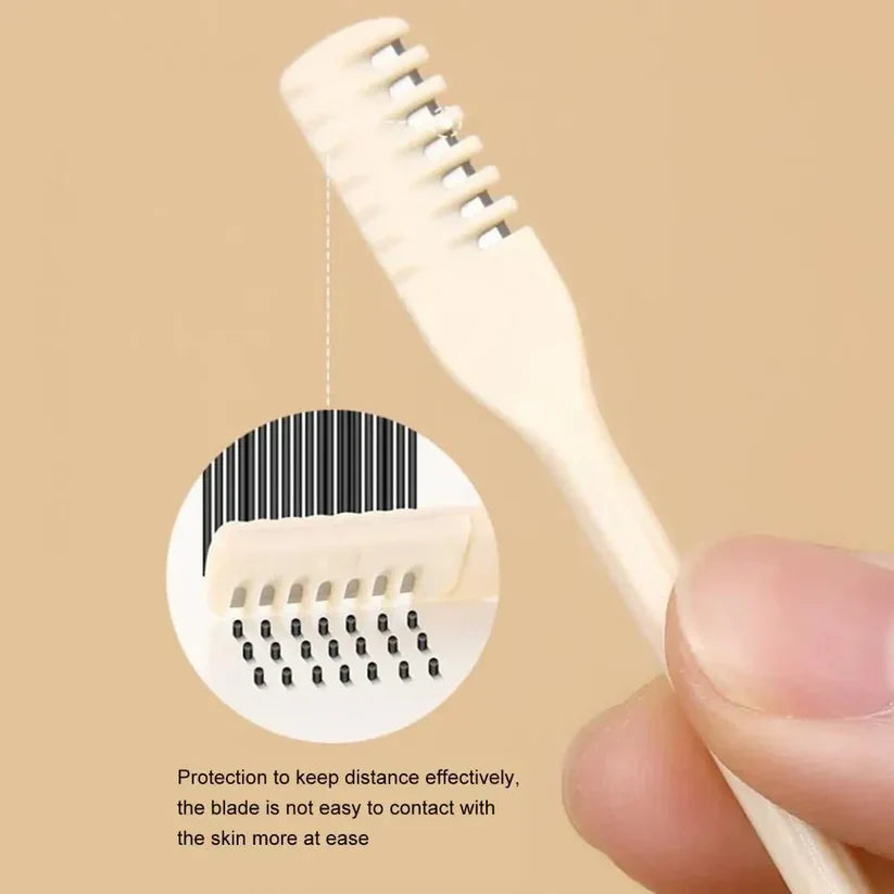 Pack of 2 & 2IN1 Portable Nose Hair Trimmers Waterproof Double Head Nose Hair Removal Washable