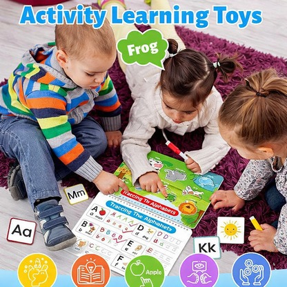24 Activities Toddlers Time Arrangement Busy Book